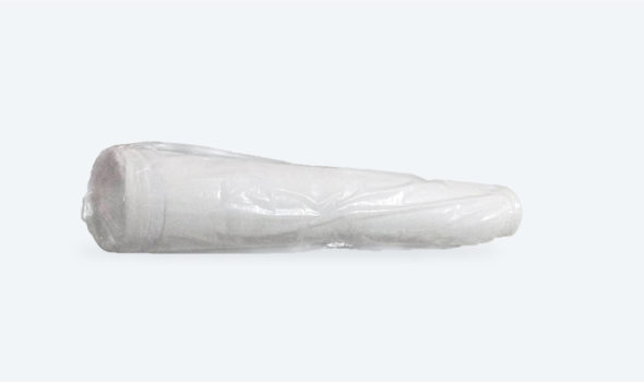 Outer roll transparent plastic bag